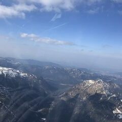 Flugwegposition um 14:03:03: Aufgenommen in der Nähe von Garmisch-Partenkirchen, Deutschland in 2753 Meter